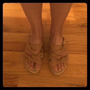 Hush puppies slip on sandals